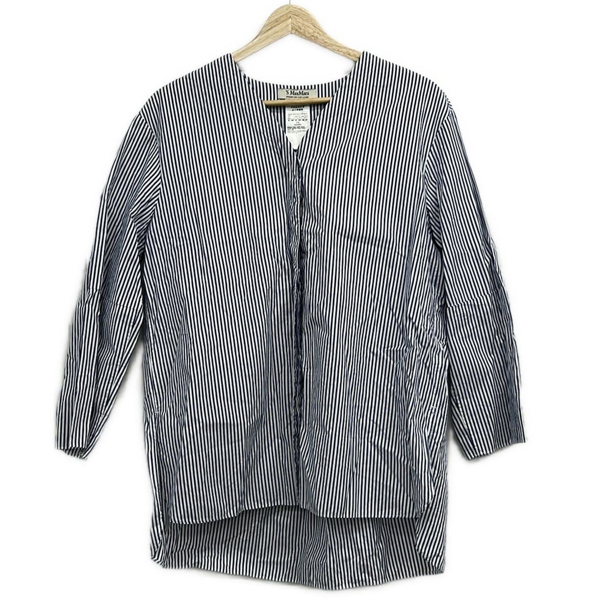 S Max Mara(マックスマーラ) 七分袖シャツブラウス サイズ40 M