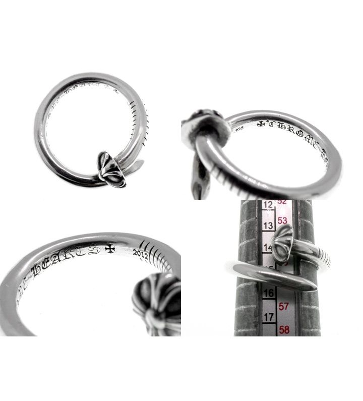 クロムハーツ CHROME HEARTS 【 CROSSBALL NAIL RING 】 クロス ボール