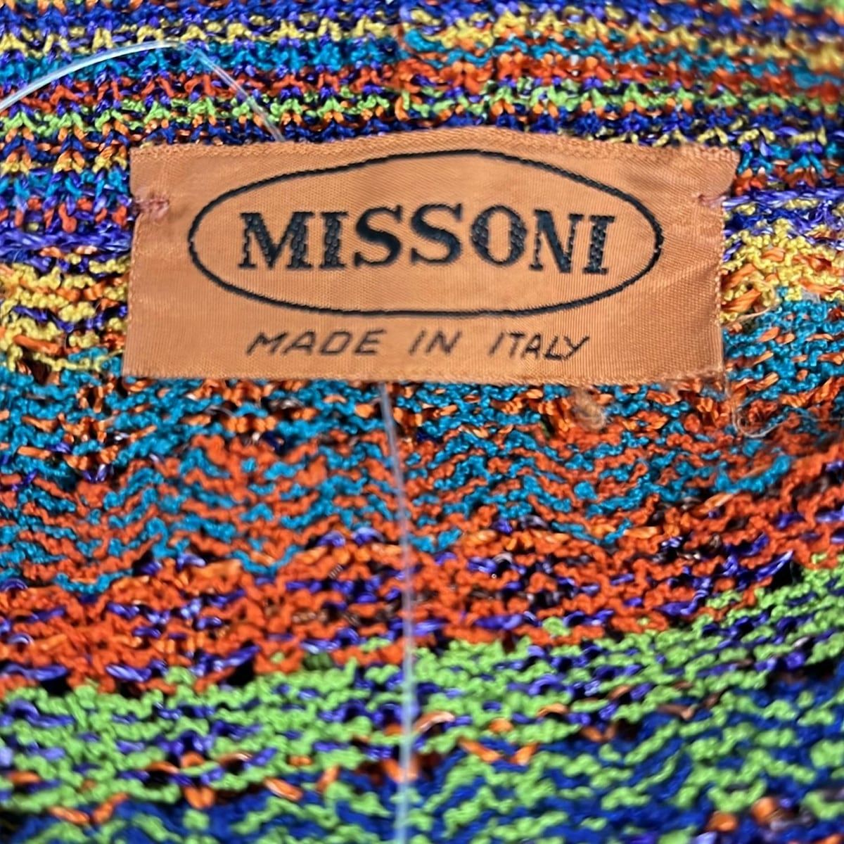 猫の子MISSONI ニットワンピース・サイズ44 MISSONI(ミッソーニ) ワンピース サイズ44 L レディース美品