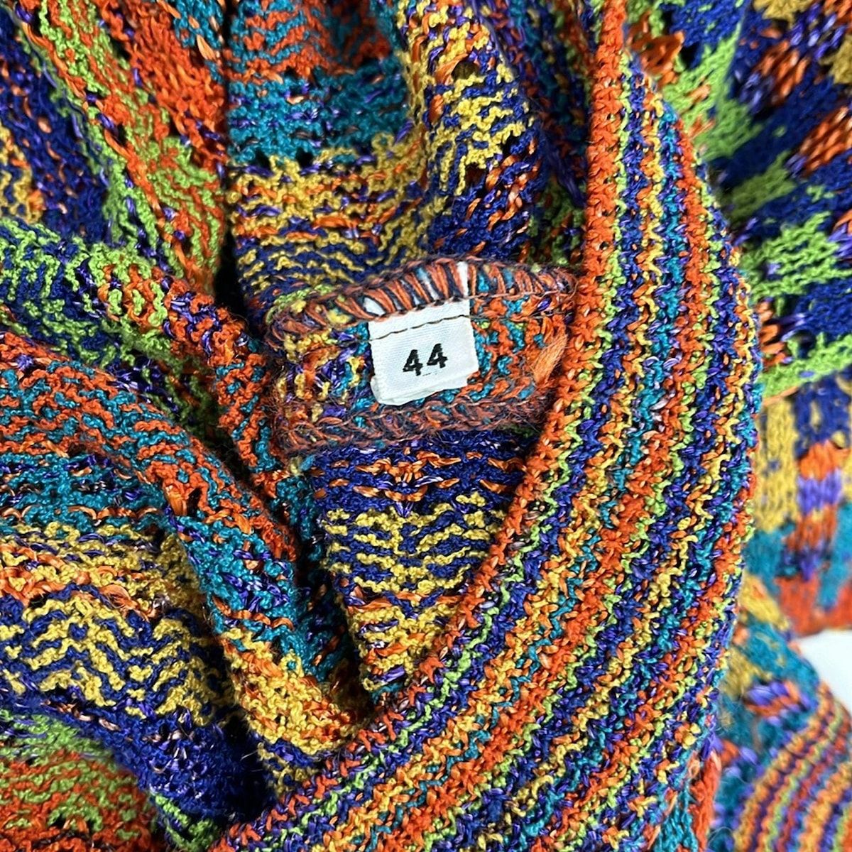 猫の子MISSONI ニットワンピース・サイズ44 MISSONI(ミッソーニ) ワンピース サイズ44 L レディース美品