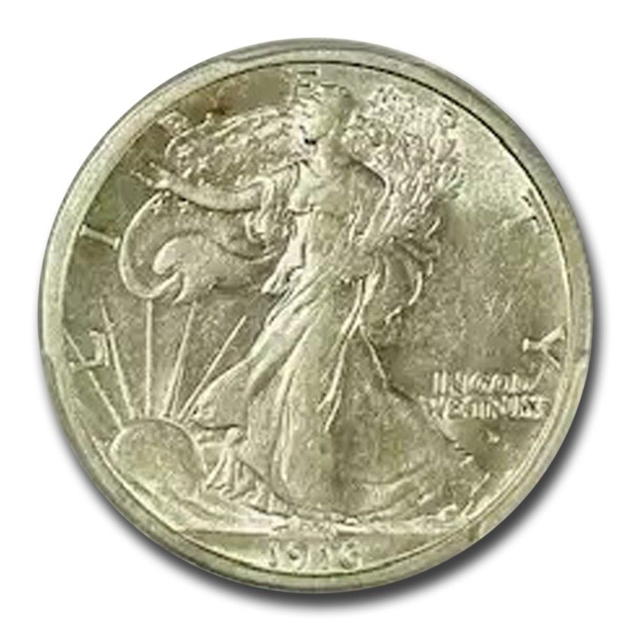1916-D ウォーキング・リバティ・ハーフダラー AU-55 PCGS - メルカリ
