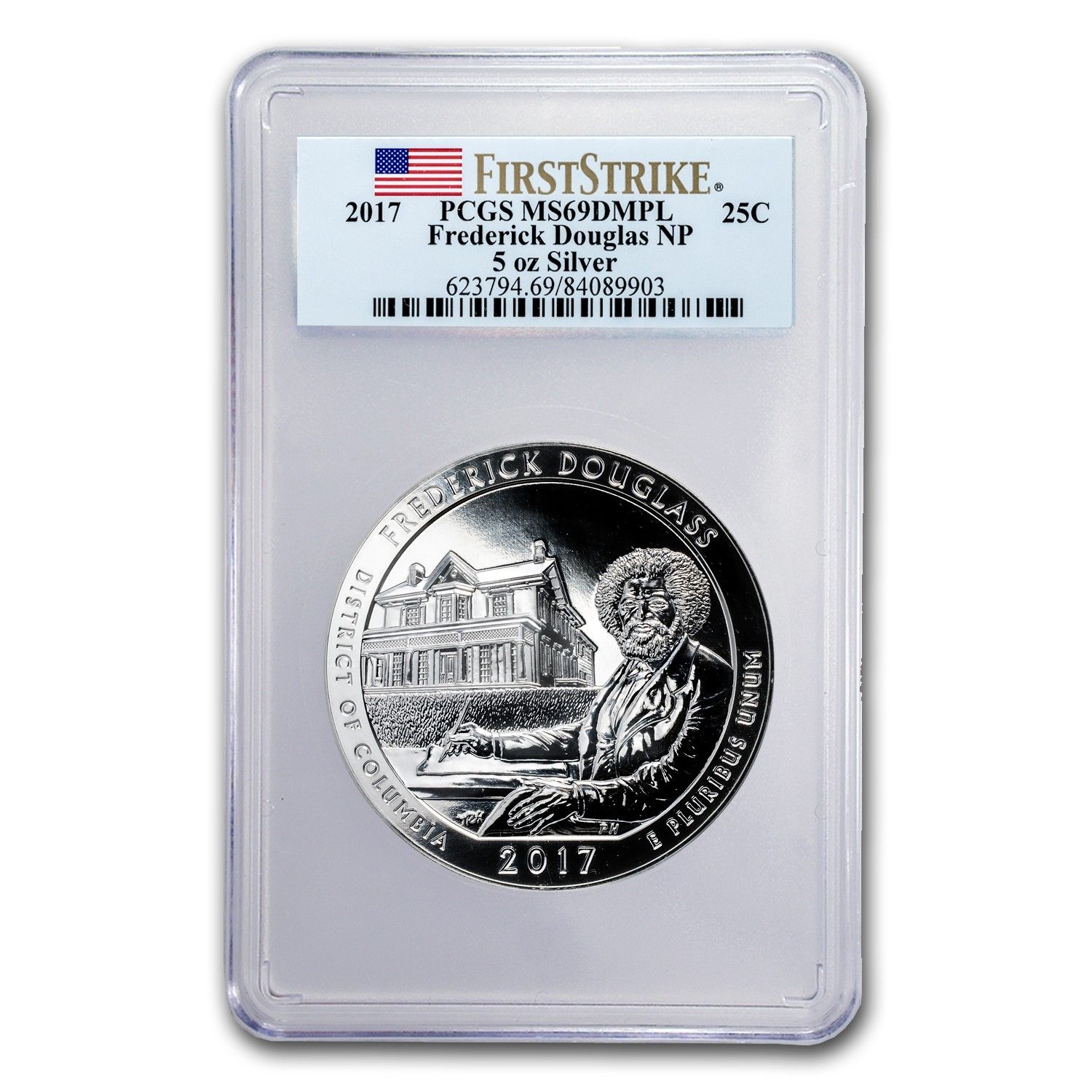 2017年 5オンス シルバー ATB フレデリック・ダグラス MS-69 DMPL PCGS (FS) - メルカリ