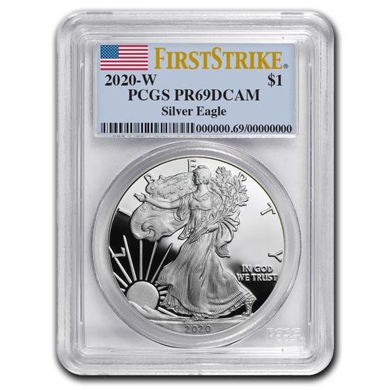 2020-W アメリカン シルバー イーグル PR-69 PCGS (ファースト