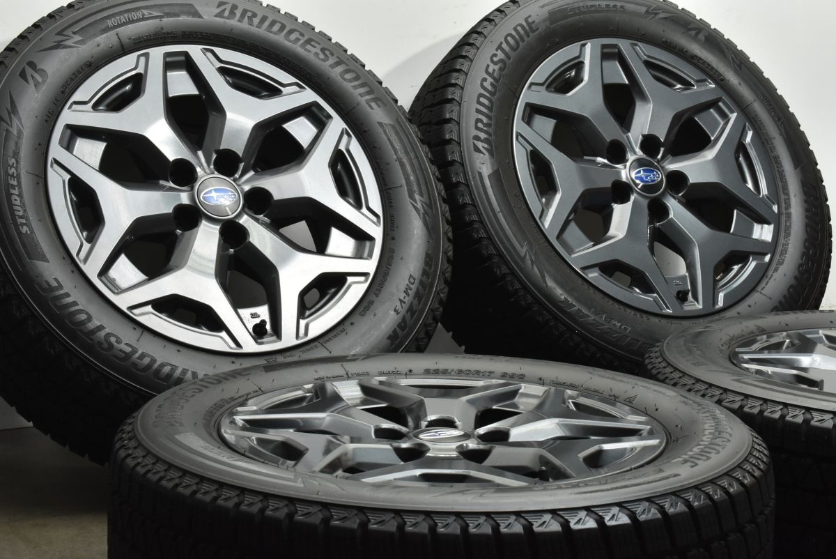 交換用に】スバル SK フォレスター 純正 17in 7J +48 PCD114.3