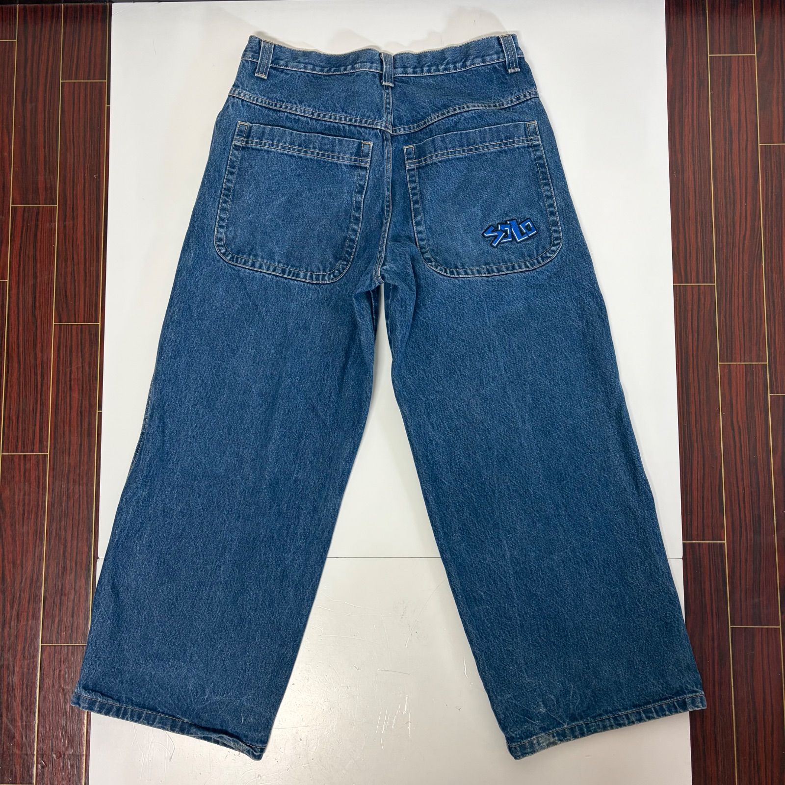 90s SOLO SEMORE ウルトラバギーパンツ デニム USA製 B-BOY TALON