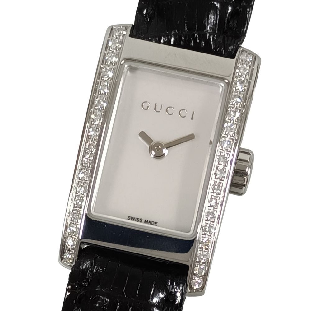 GUCCI グッチ 8600L Gメトロ ダイヤベゼル シェル文字盤 クォーツ