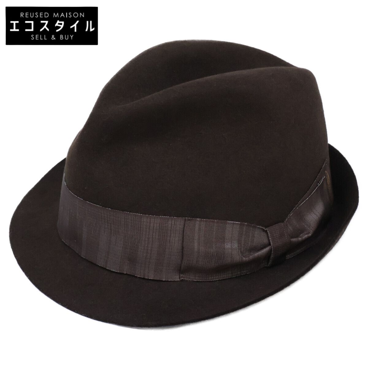 Borsalino ボルサリーノ 【美品】310010 0380 レインプルーフ ラビット