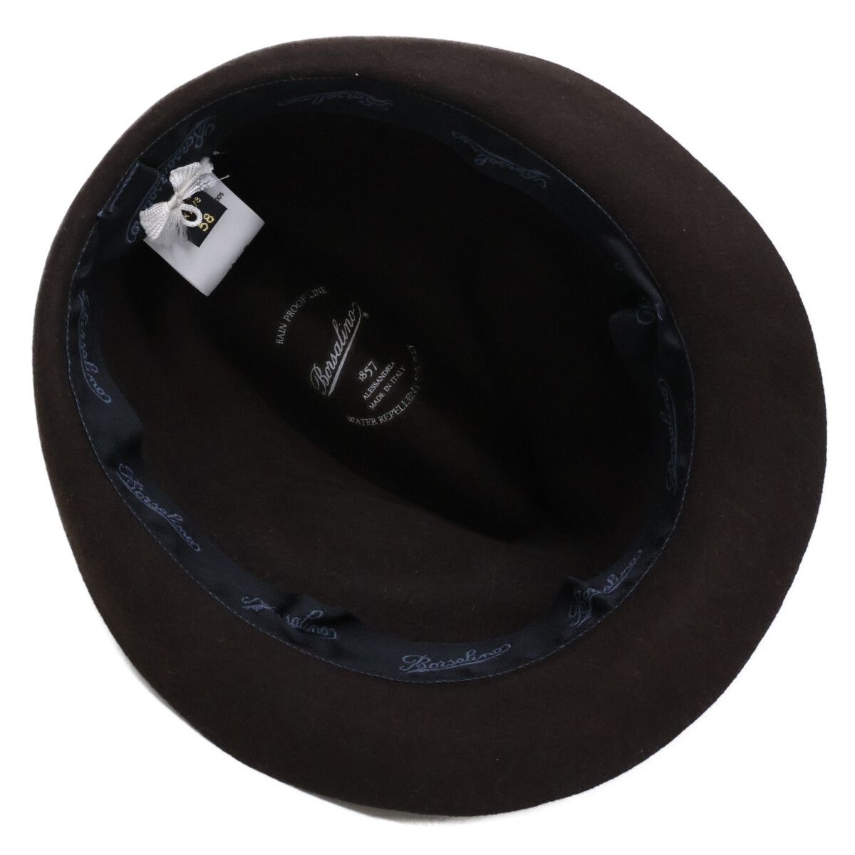 Borsalino ボルサリーノ 【美品】310010 0380 レインプルーフ ラビット