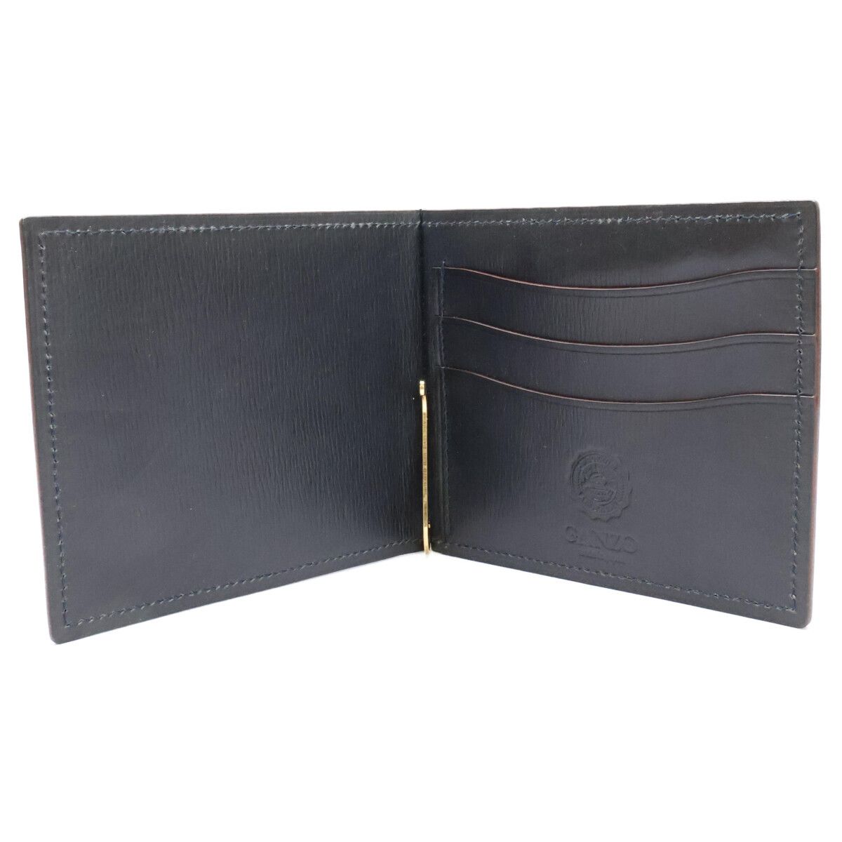 GANZO ガンゾ 【新品同様】57663 牛革 マネークリップ - メルカリ