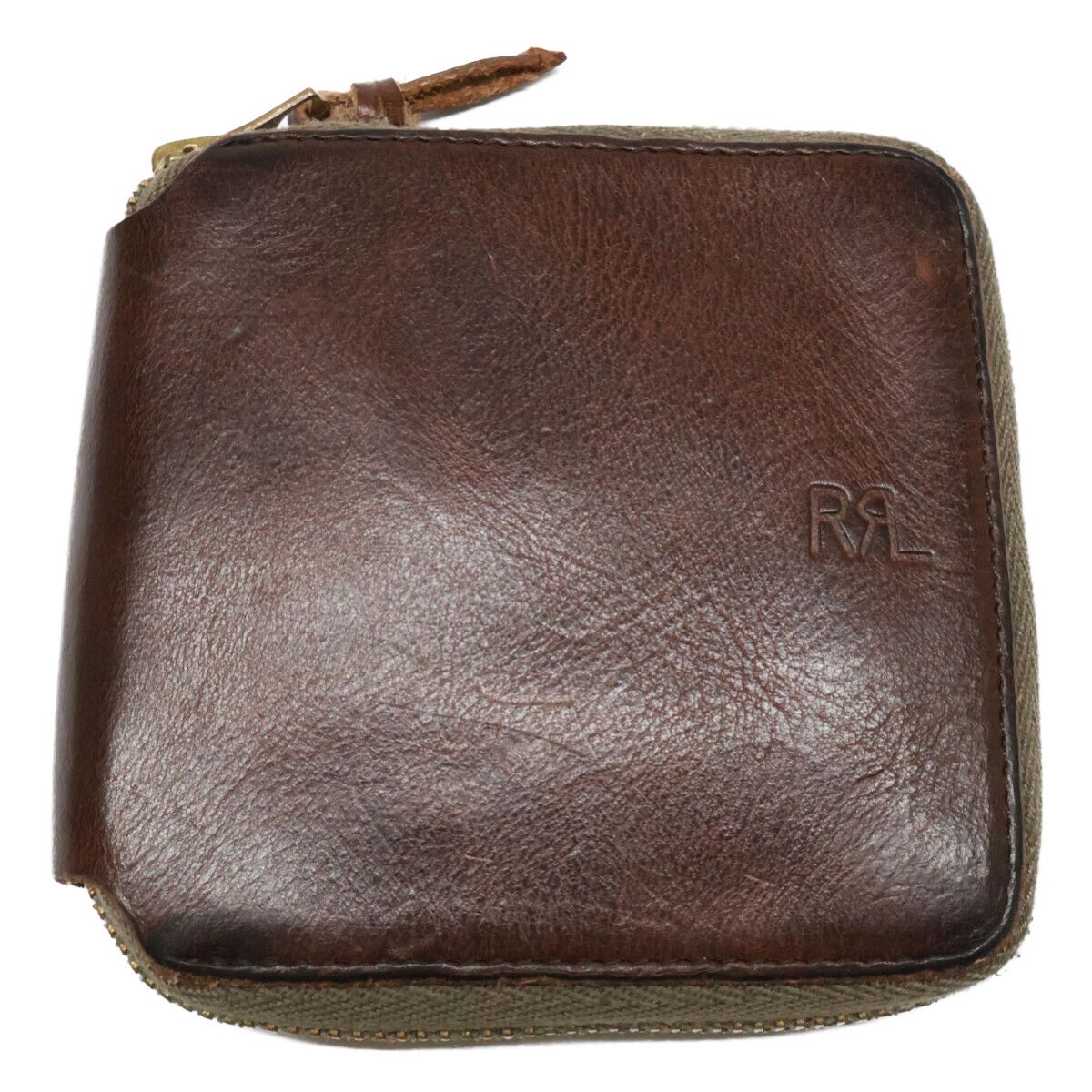 RRL ダブルアールエル 【美品】レザー ジップ ウォレット - メルカリ