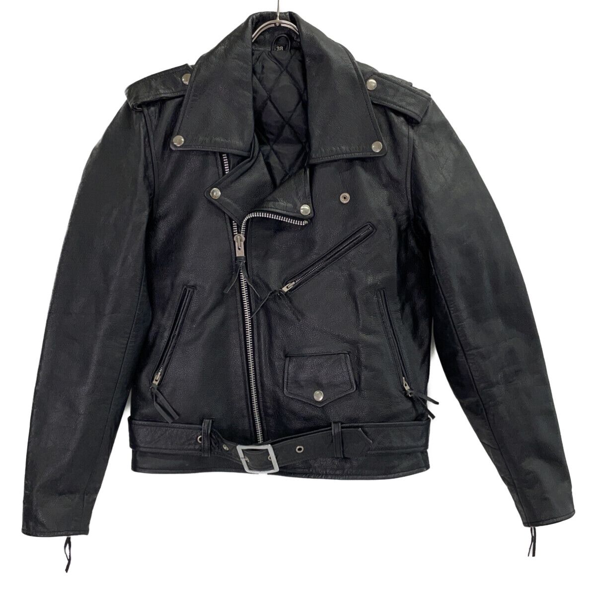 FREEDOM フリーダム ﾌﾞﾗｯｸ 牛革 ﾀﾞﾌﾞﾙﾗｲﾀﾞｰｽｼﾞｬｹｯﾄ - メルカリ