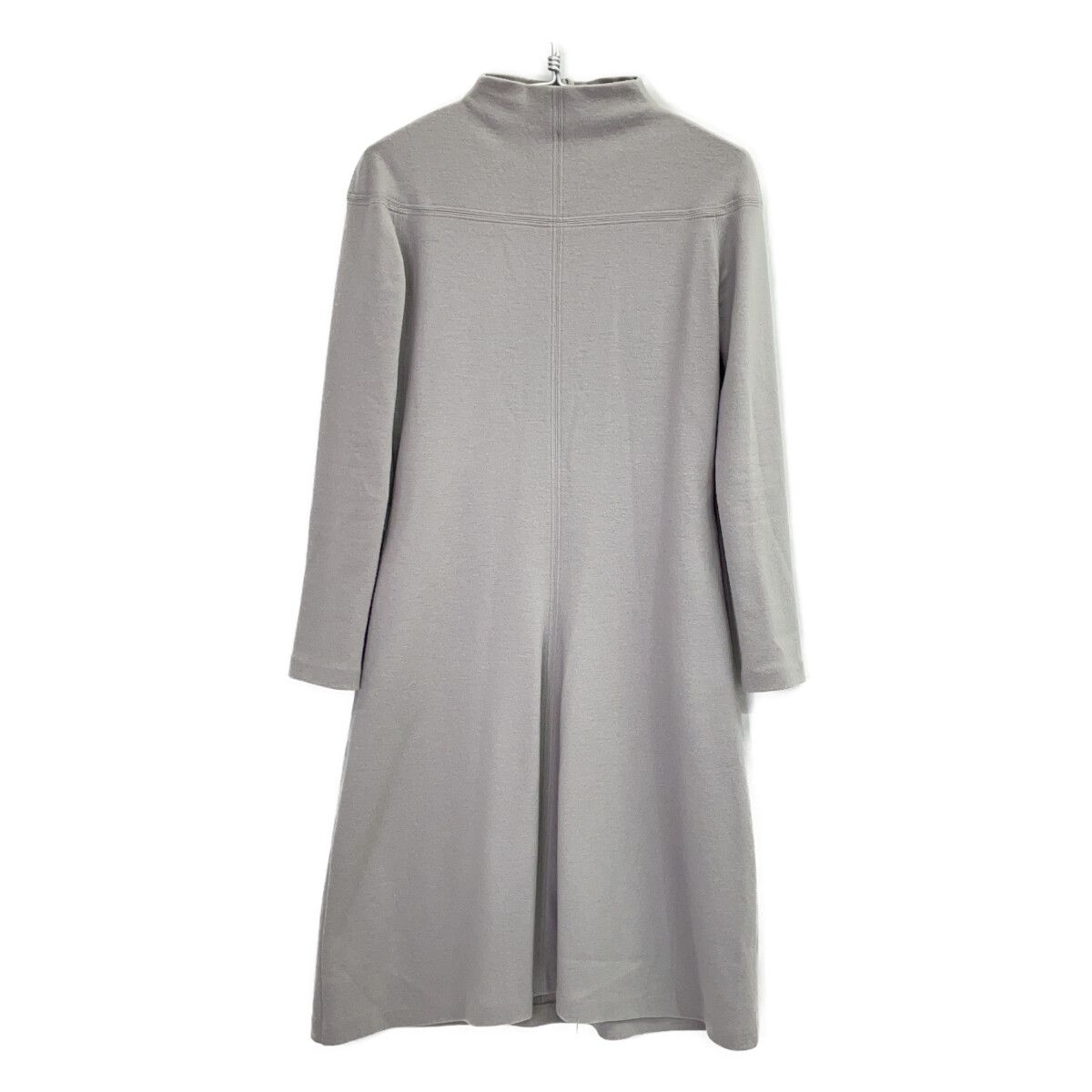 JIL SANDER ジルサンダー JSPN710003 ｸﾞﾚｰ ｳｰﾙ ﾜﾝﾋﾟｰｽ 34 - メルカリ