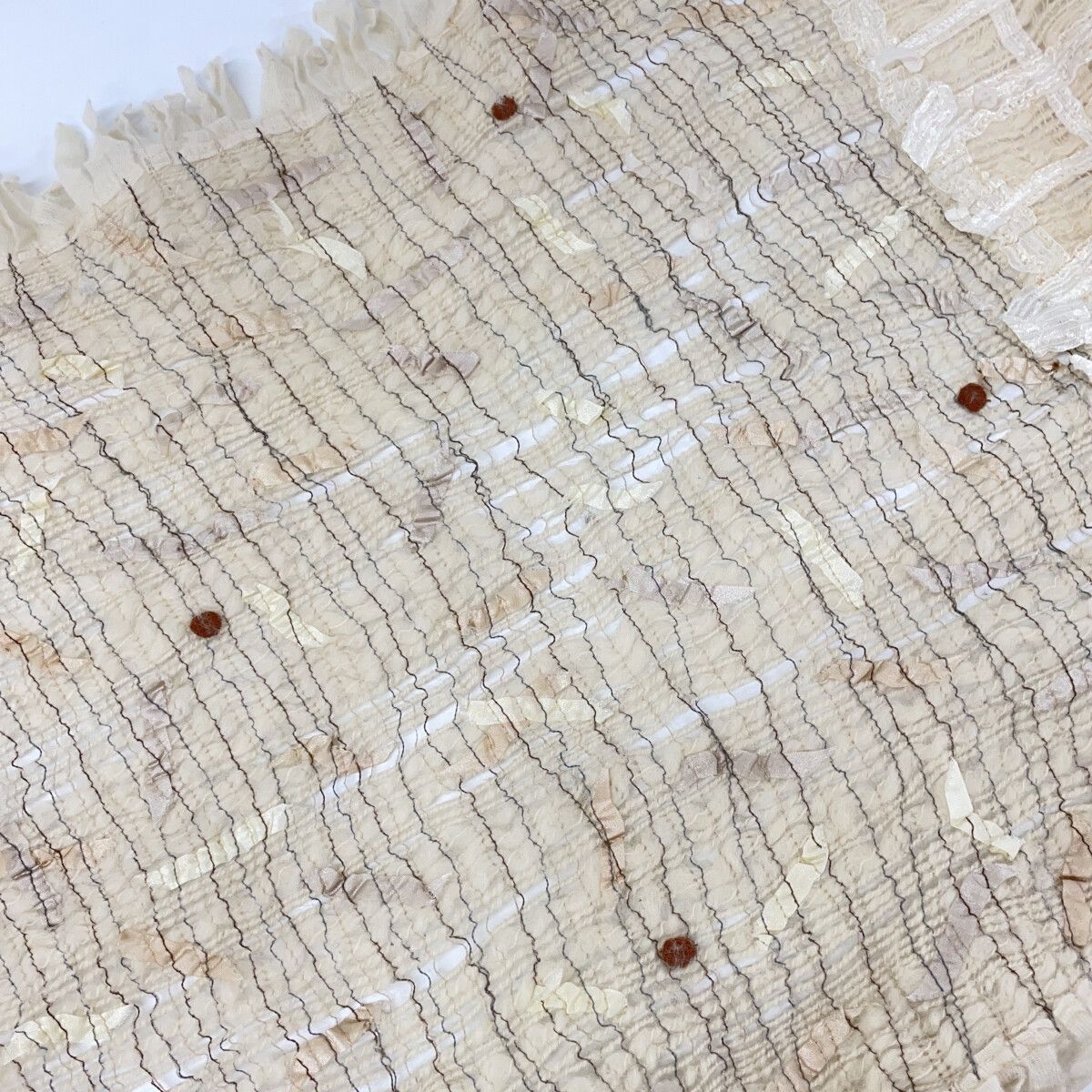 ISSEY MIYAKE イッセイミヤケ HaaTハート HA51AD005 ウール フリンジ