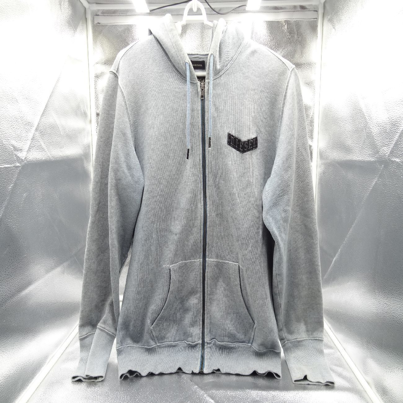 DIESEL ディーゼル トレードマーク フルジップ パーカー フード付 
