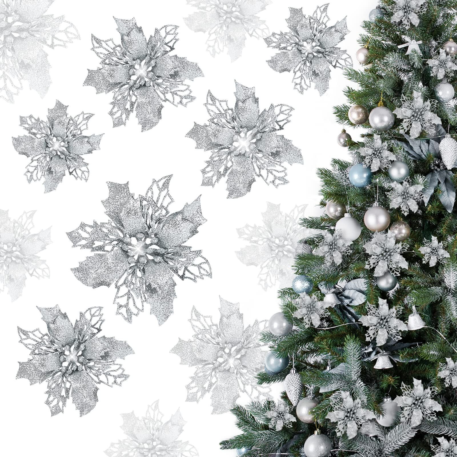 新品】自宅 シルバー キラキラ ラメ入り 飾り付け 装飾 店舗