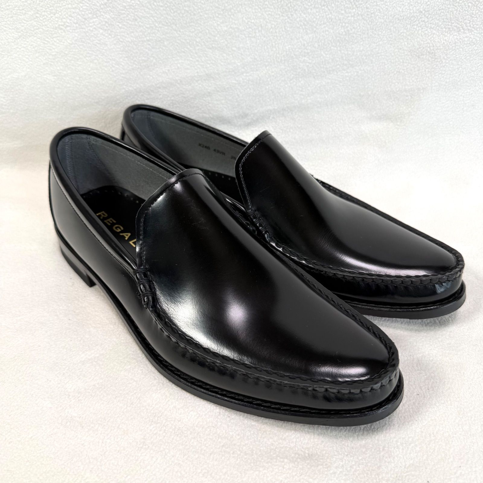 極美品・サイズ28.0✨リーガル 43VR コブラヴァンプ ガラスレザー