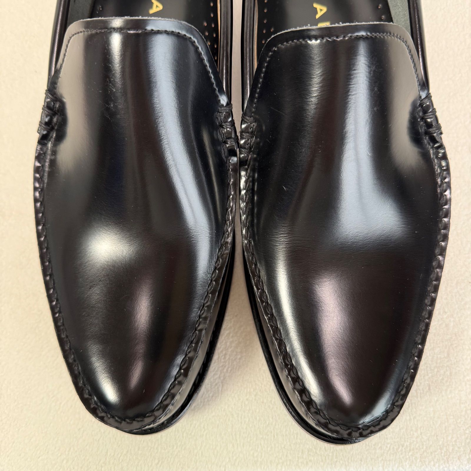 極美品・サイズ28.0✨リーガル 43VR コブラヴァンプ ガラスレザー