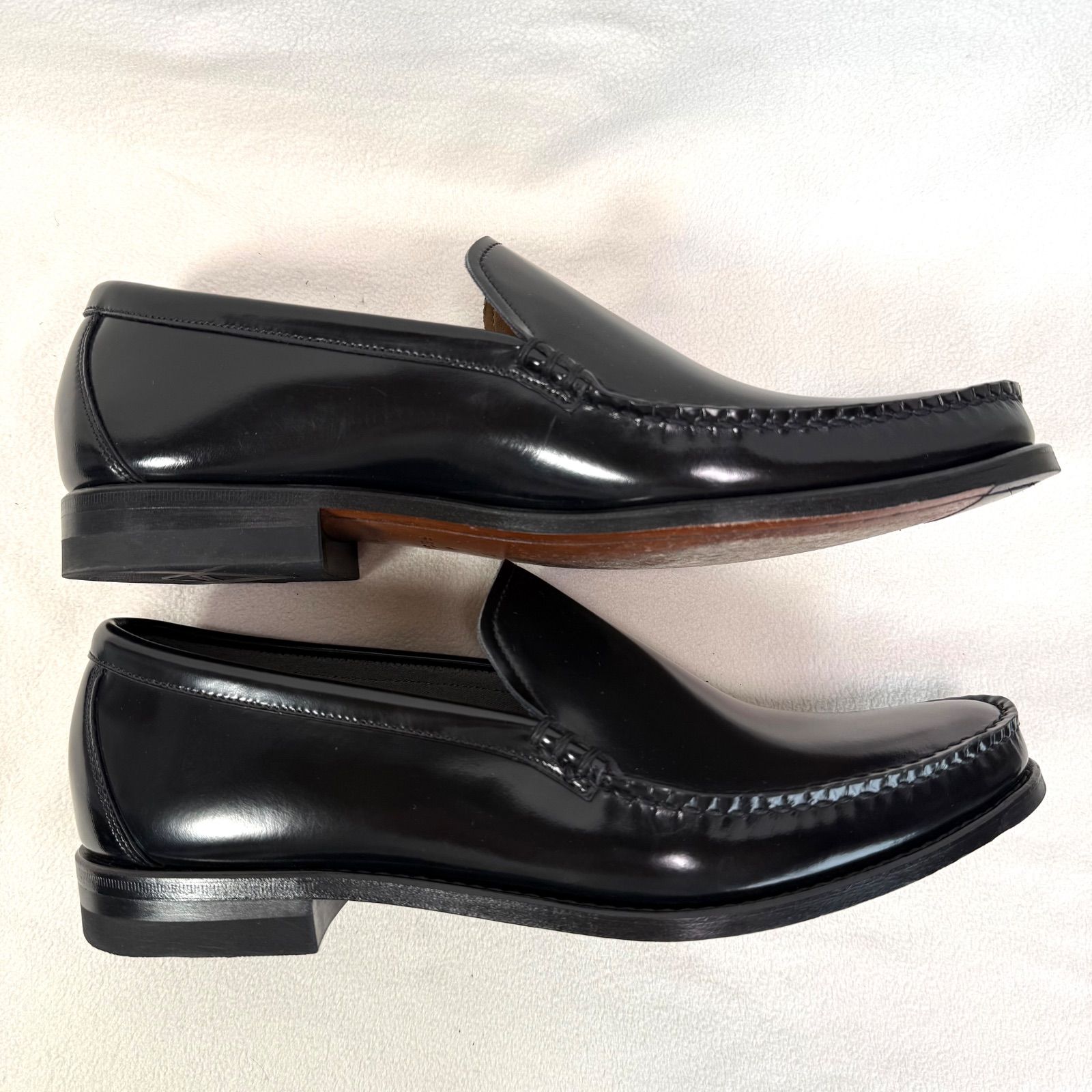 極美品・サイズ28.0✨リーガル 43VR コブラヴァンプ ガラスレザー