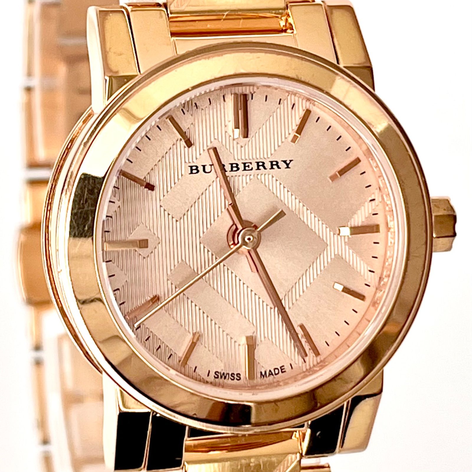 【新品電池】Burberry バーバリー レディース 腕時計 ドレス コンビ バーバリー BU9235 レディース 腕時計 磨き済み 美品】BURBERRY 電池