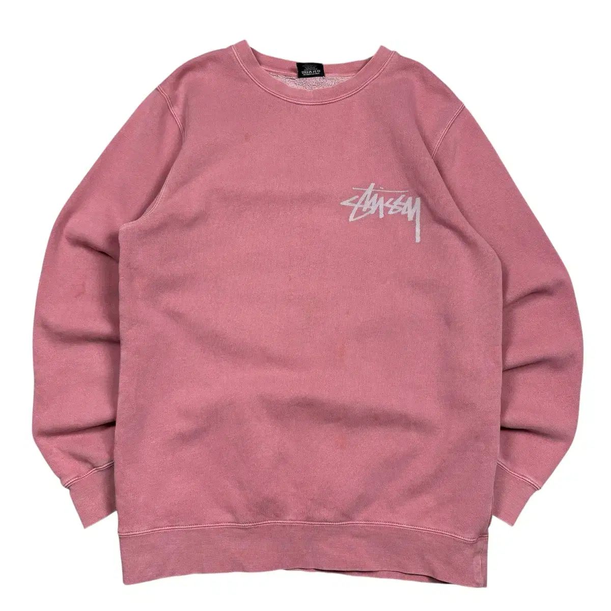 STUSSY ピンクCOLOR スウェット - メルカリ