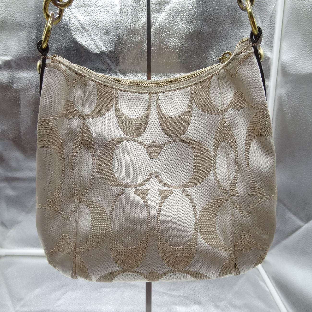COACH コーチ 2WAY ハンドバッグ ショルダーバッグ シグネチャー 