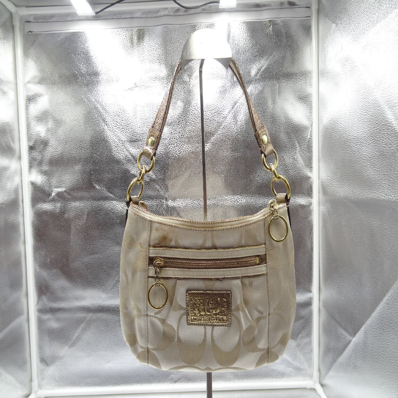 COACH コーチ 2WAY ハンドバッグ ショルダーバッグ シグネチャー 