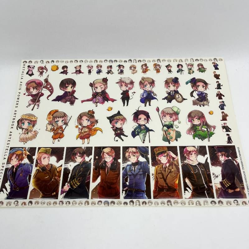 ヘタリア Arte Stella アートブック 画集 シール ポスター 付録あり