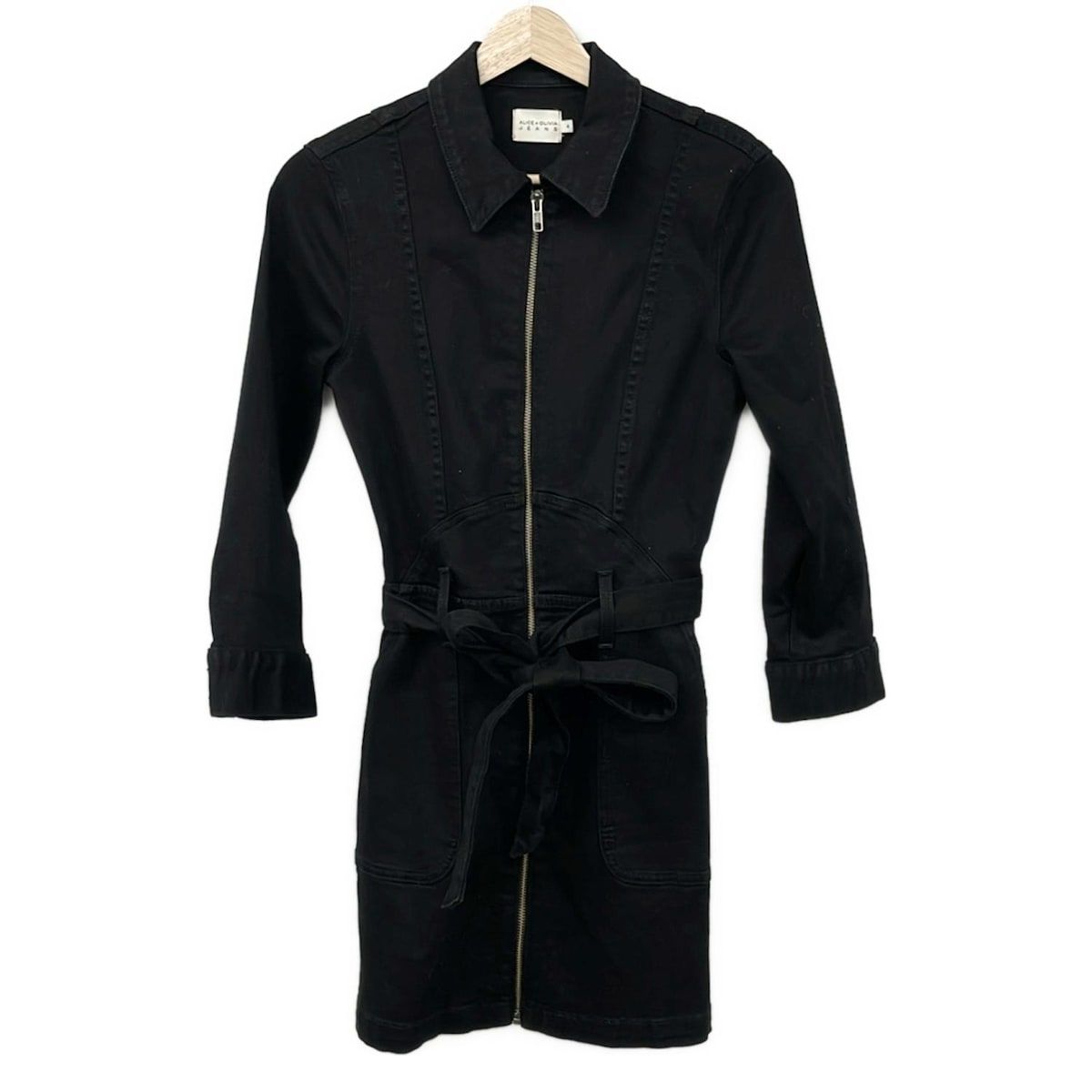 alice+olivia(アリスオリビア) コート サイズ4 XL レディース美品 - 黒