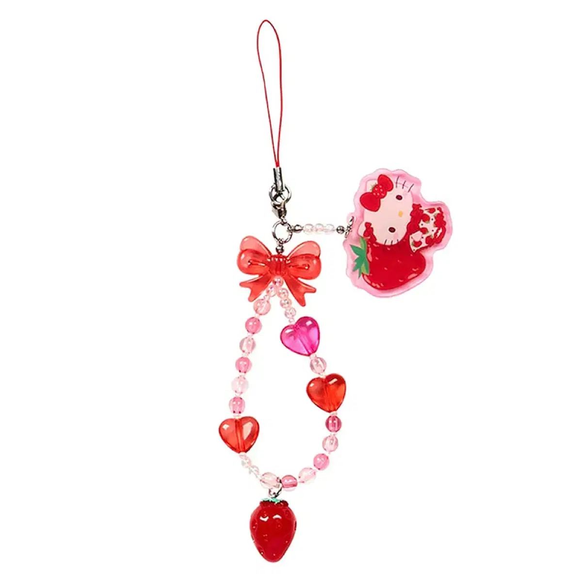 ハローキティ いちご ストラップ - メルカリ