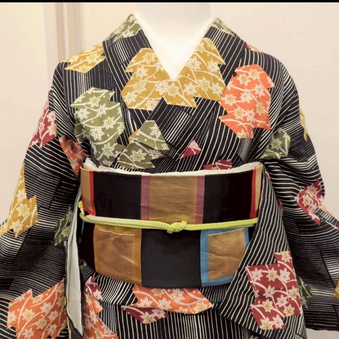 未使用近い 美品 袷 正絹 小紋 フルセット コ2 - メルカリ