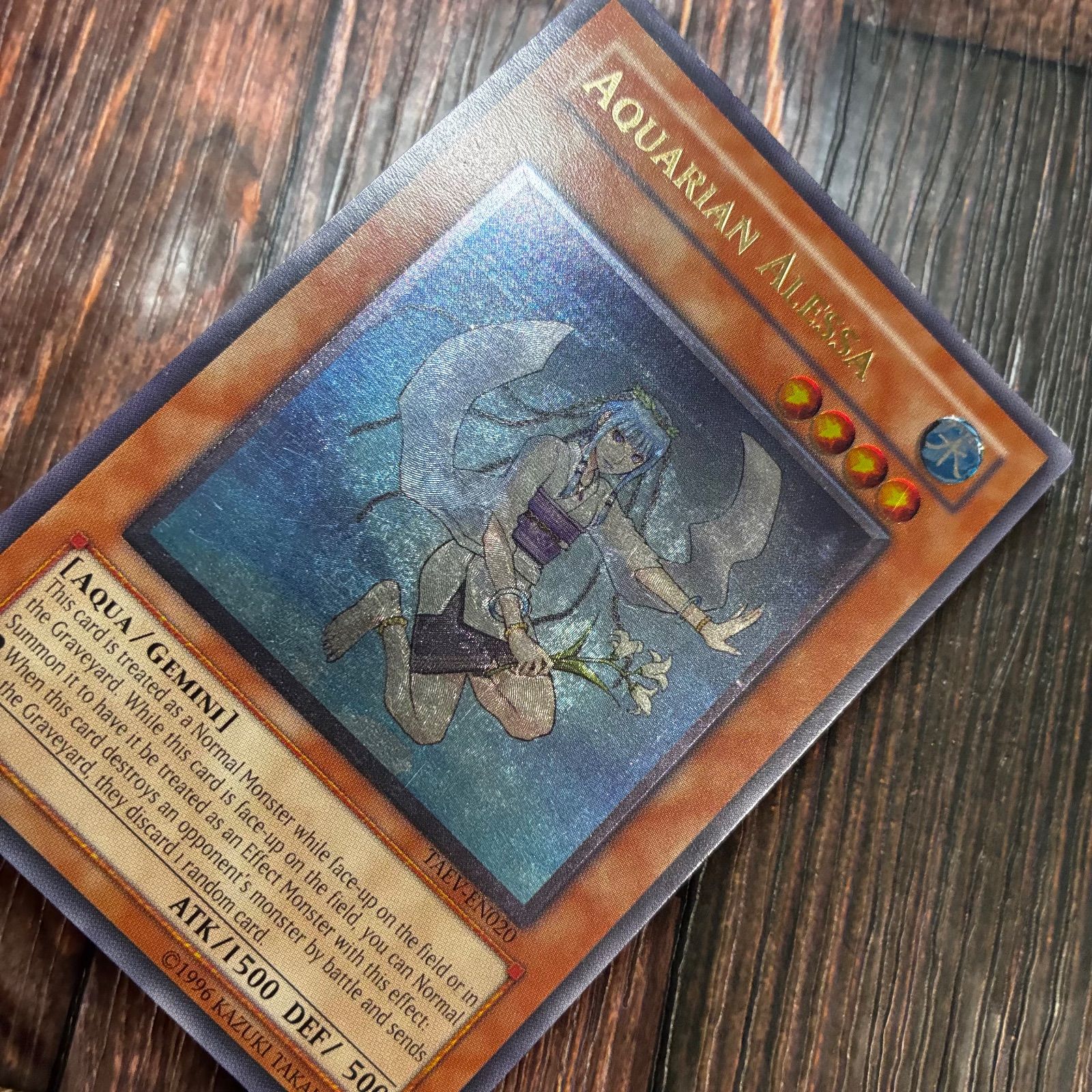 遊戯王 英語版 水面のアレサ レリーフ - メルカリ