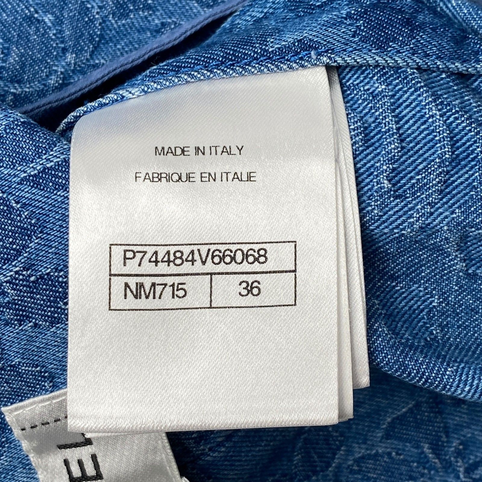 未使用 シャネル CHANEL レディース ココマーク カメリア デニム