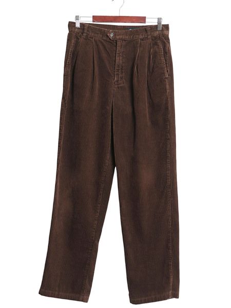 90s エディーバウアー 太畝 コーデュロイ パンツ 実寸 32 33 古着