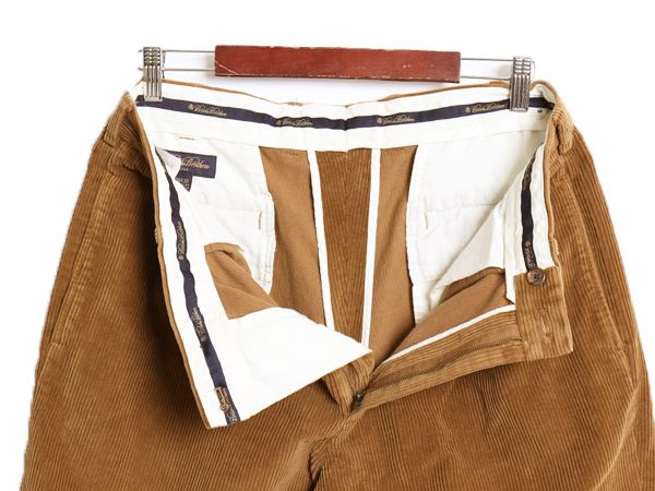 ブルックスブラザーズ 太畝 コーデュロイ パンツ 実寸 34 29