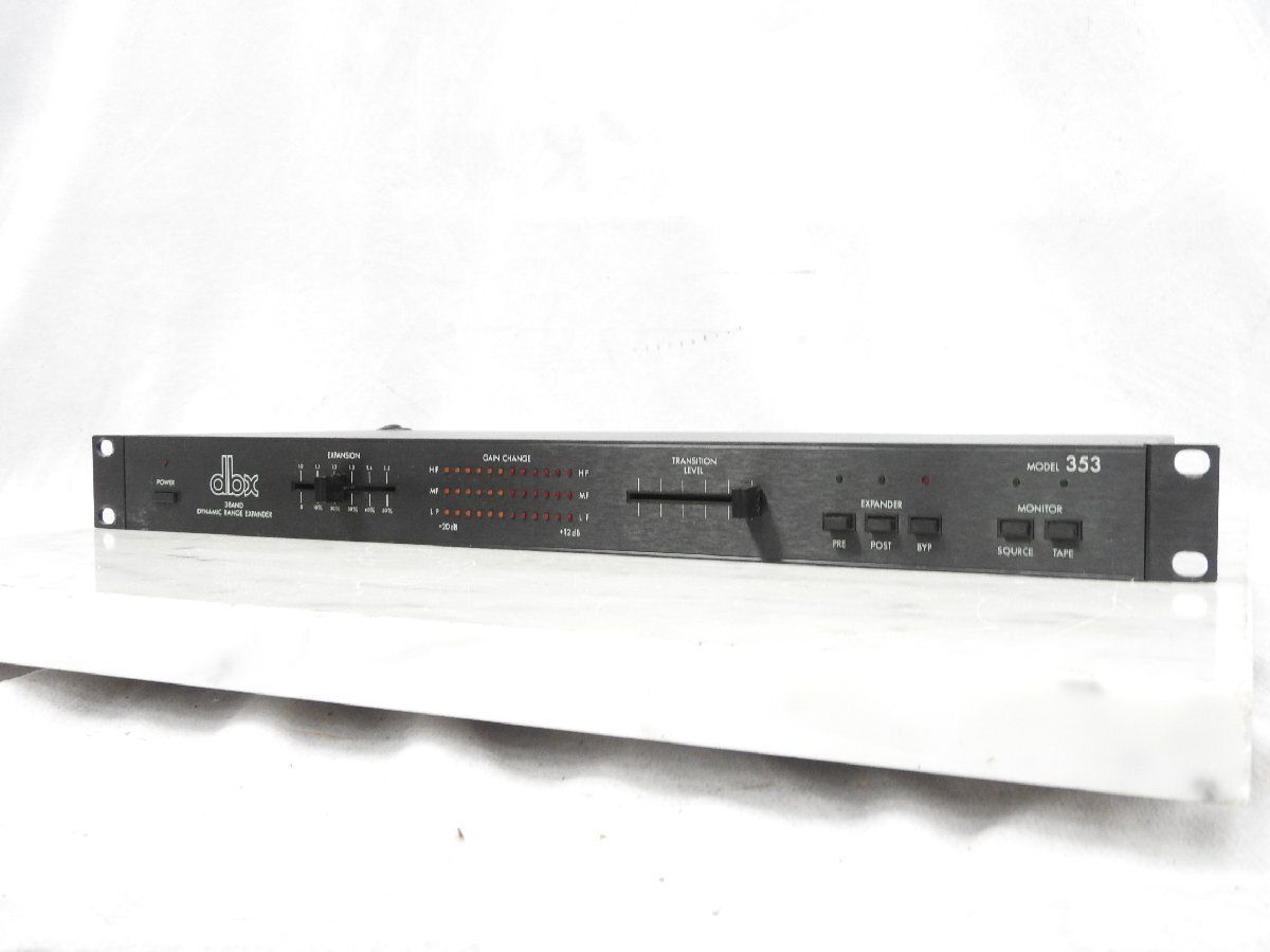 【完全動作品】dbx 353 ダイナミックレンジ エキスパンダー dbx 353 ダイナミックレンジ エキスパンダー - メルカリ
