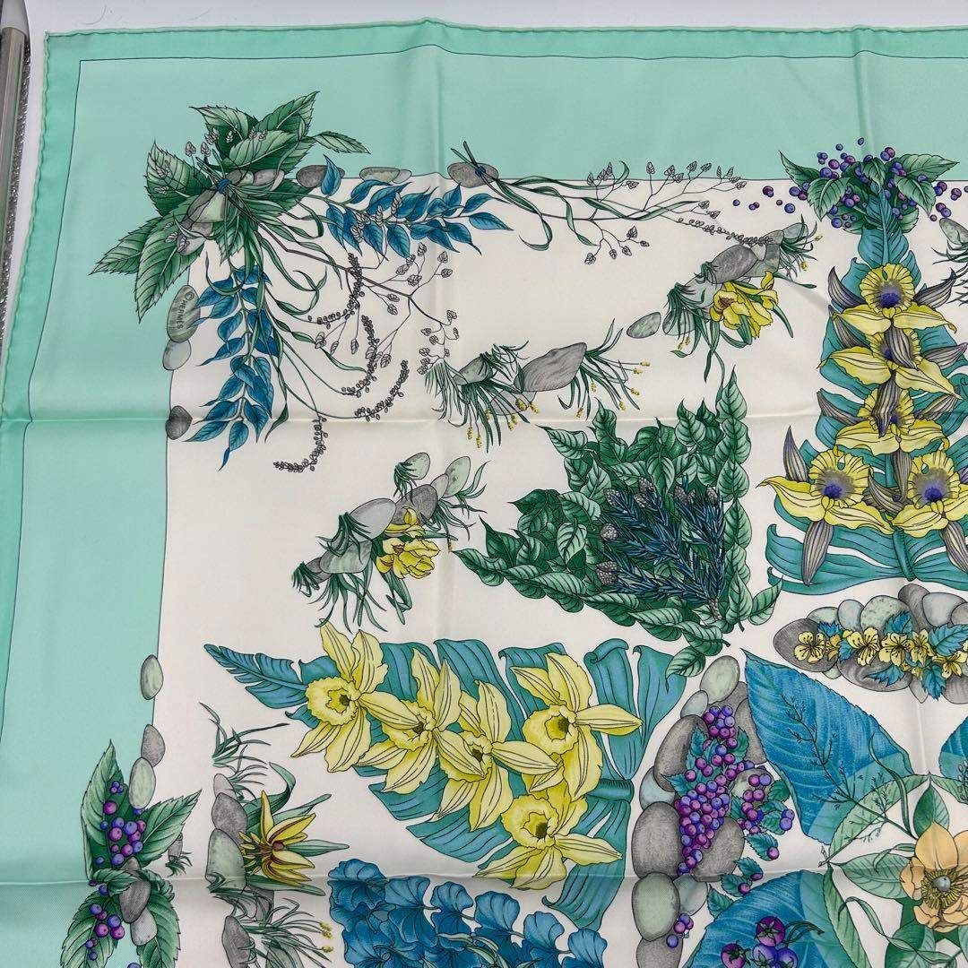 未使用品 HERMES エルメス カレ90 スカーフ Pythagore ピタゴラス