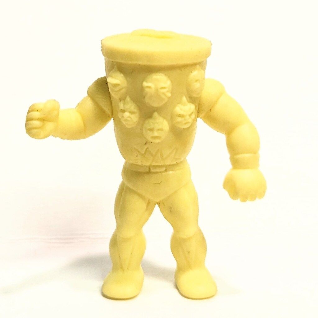 キン消し·ミキサー大帝 黄色 バンダイ キン消し レギュラー パート020 286ミキサー大帝B 黄色