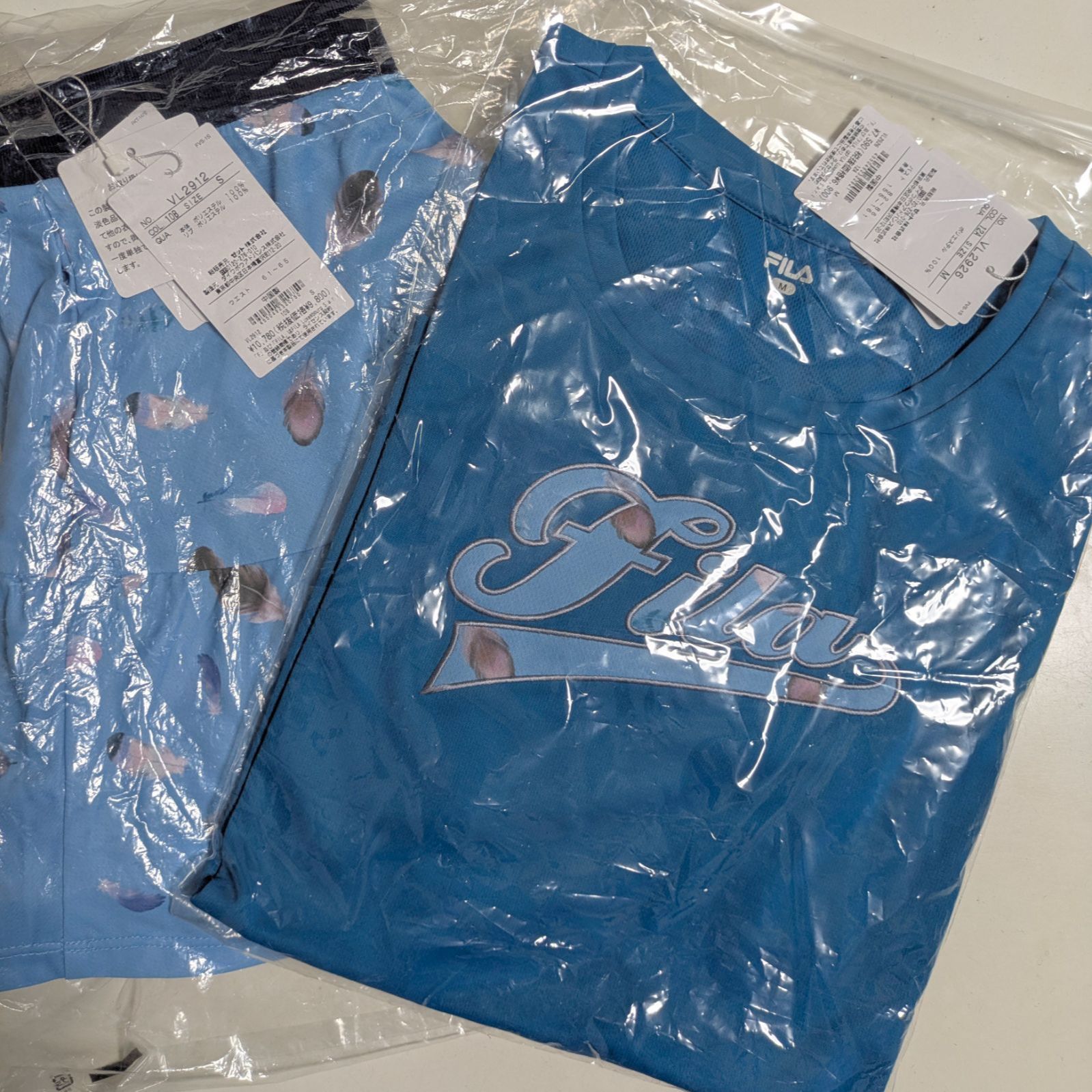 FILA フィラ テニス ウェア シャツ スコート 上下セットアップ МS