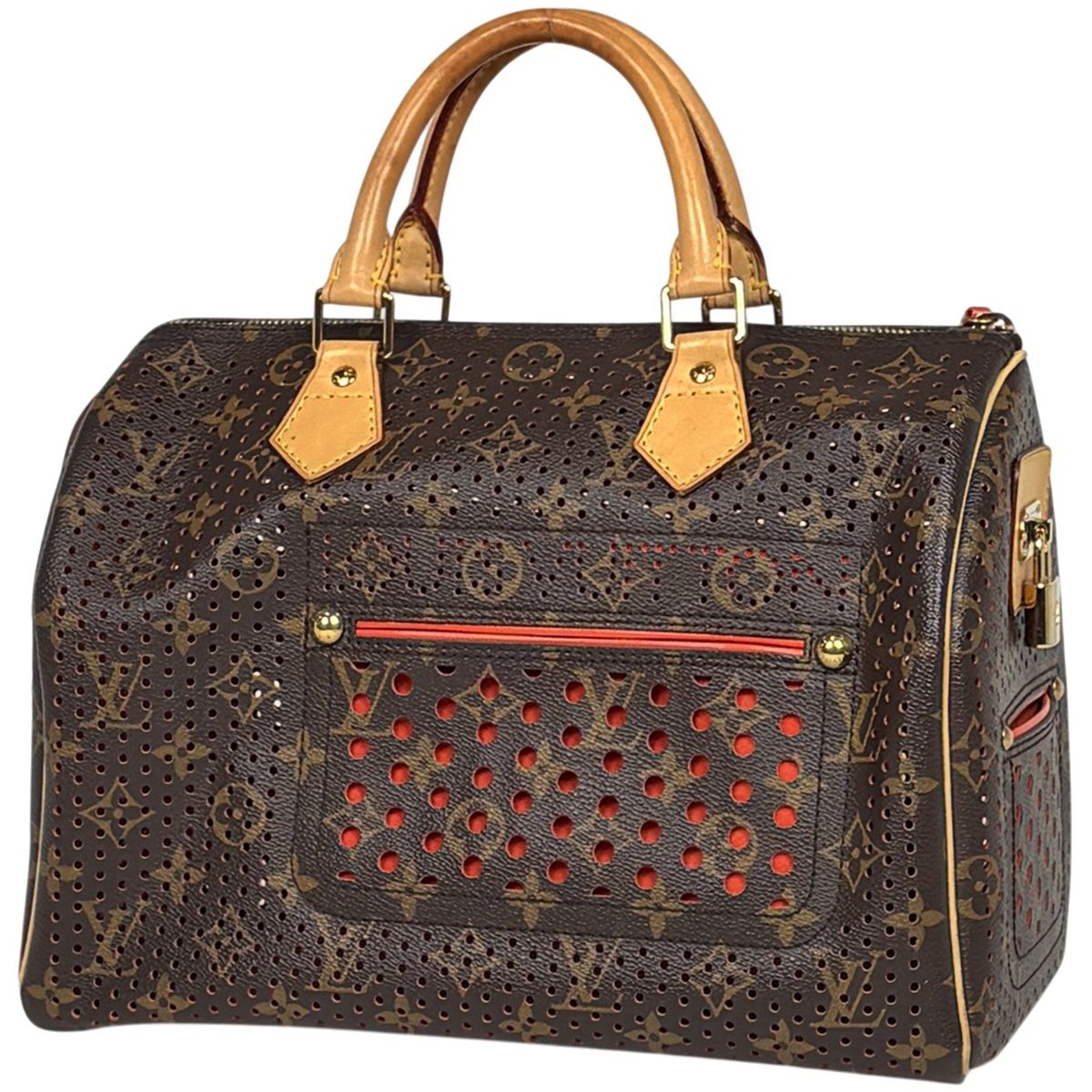 ルイ・ヴィトン Louis Vuitton スピーディ30 パンチング ハンドバッグ