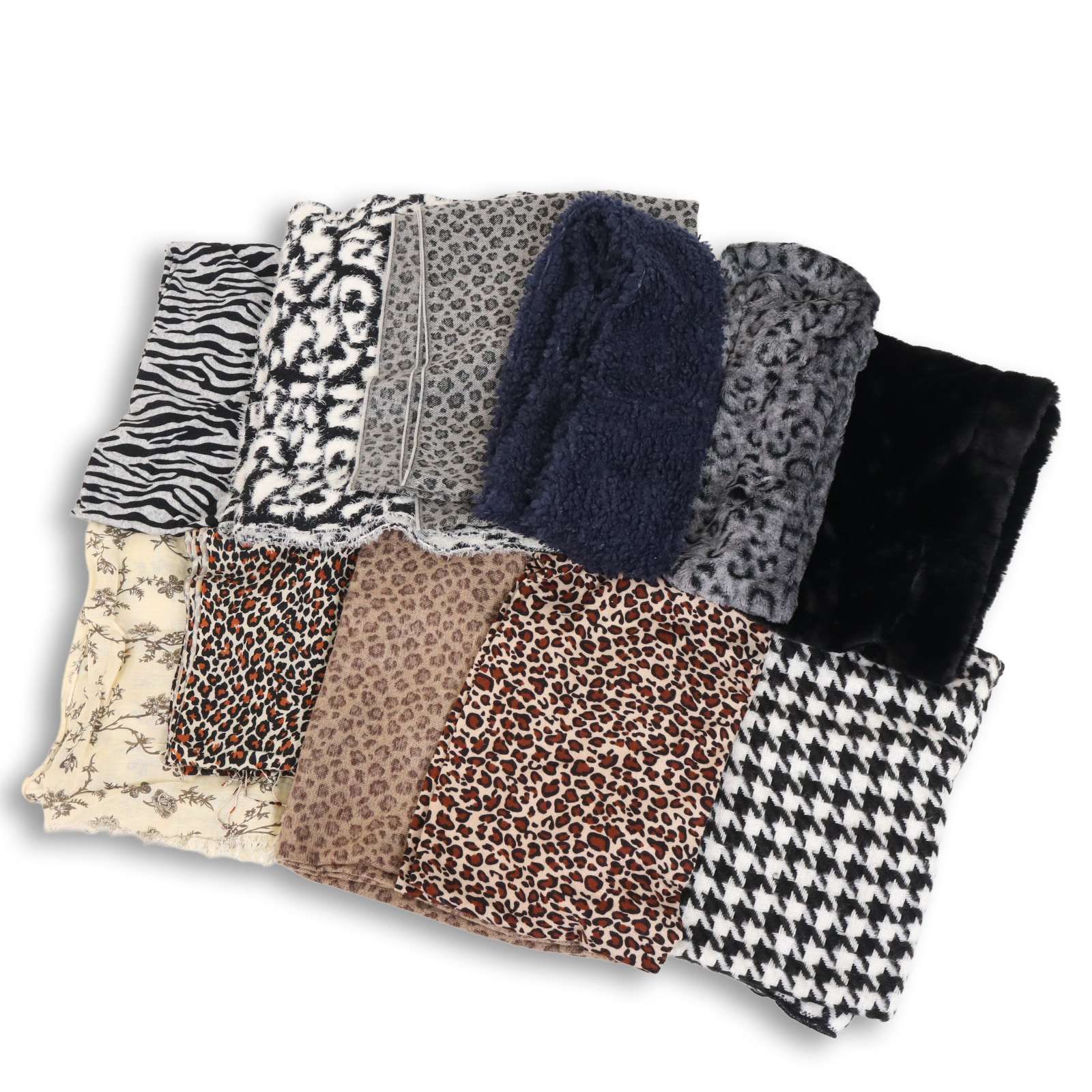 まとめ売り】 レオパード柄 アニマル柄など ストール マフラー11点