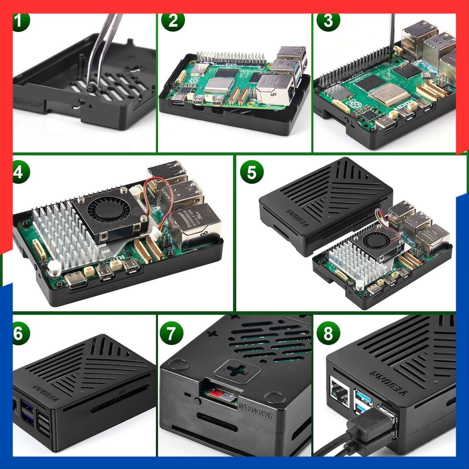 即日発送】Pi5 16GBキット技適済 ラズベリーパイ5 16GBボード/27W GaN