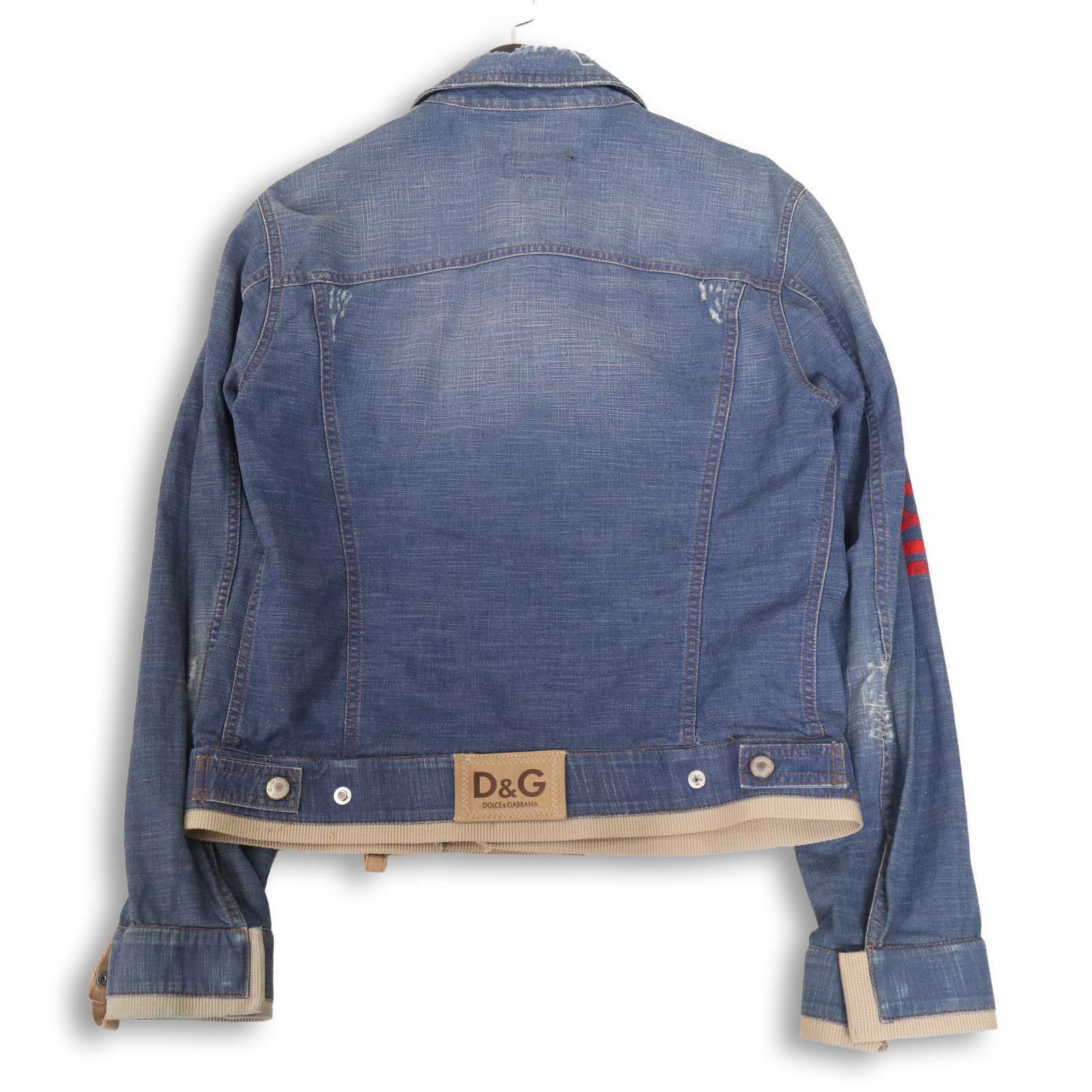 D＆G ドルチェ&ガッバーナ 通年 USED加工☆ トラッカー デニム