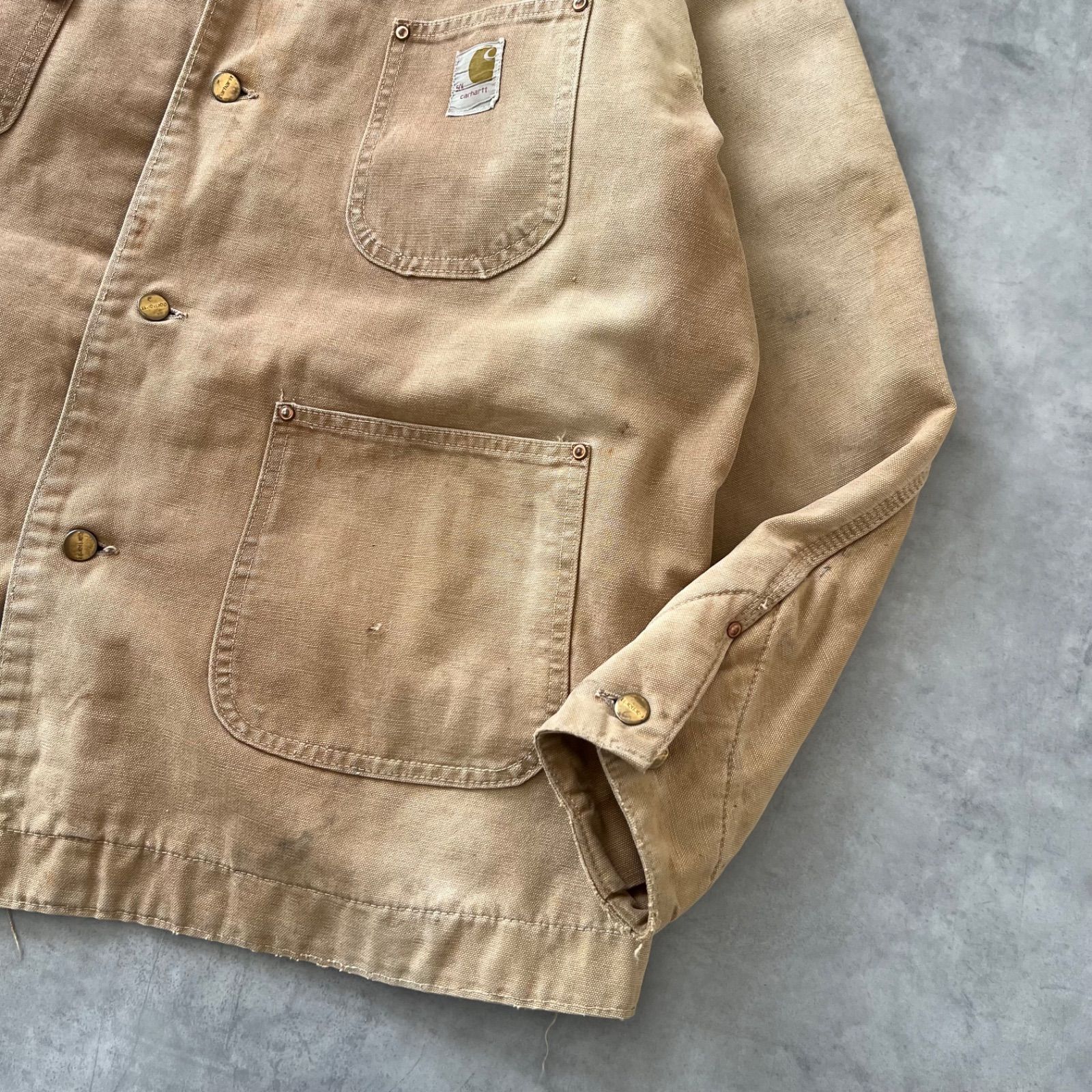 70s carhartt chore coat カーハート チョアコート - メルカリ