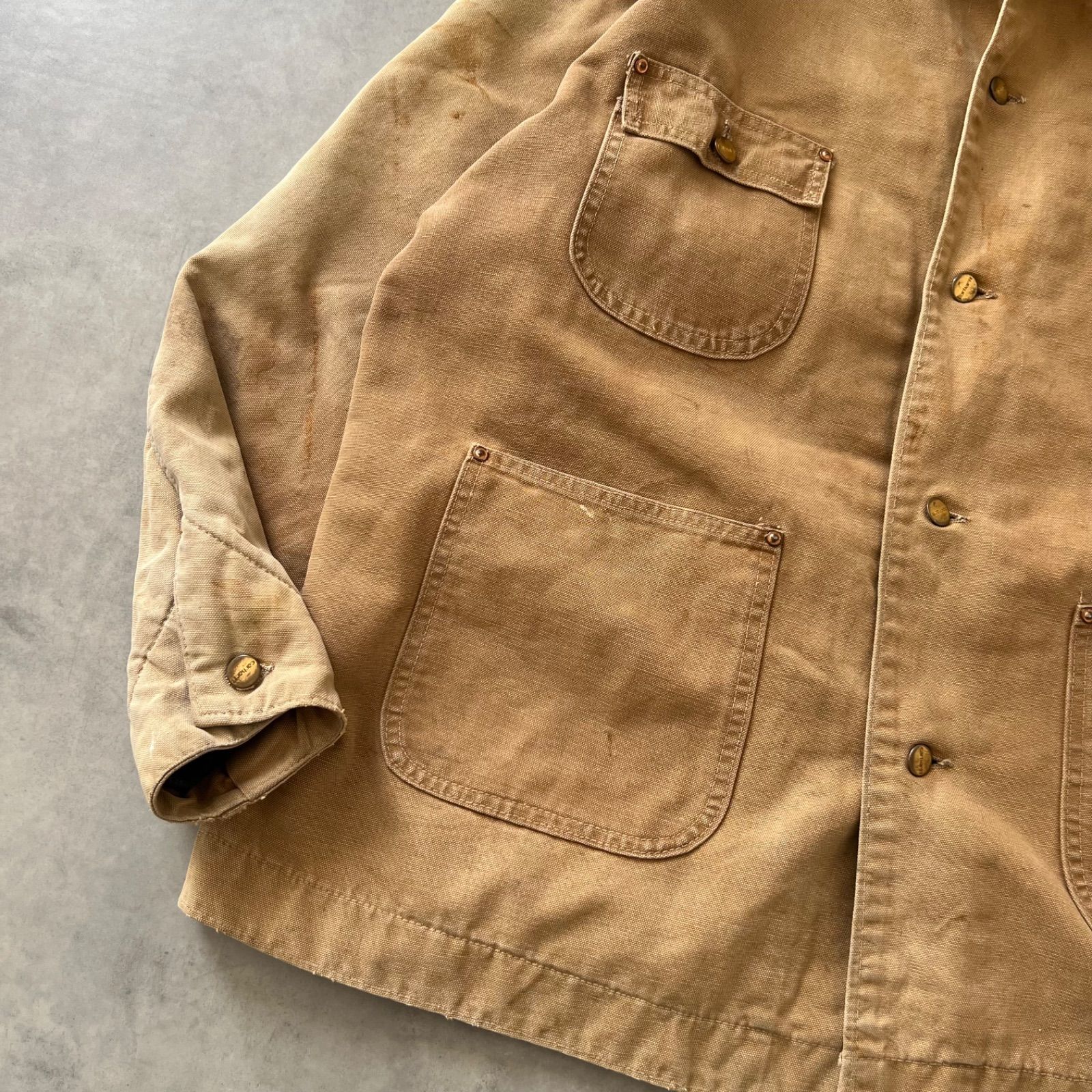 70s carhartt chore coat カーハート チョアコート - メルカリ
