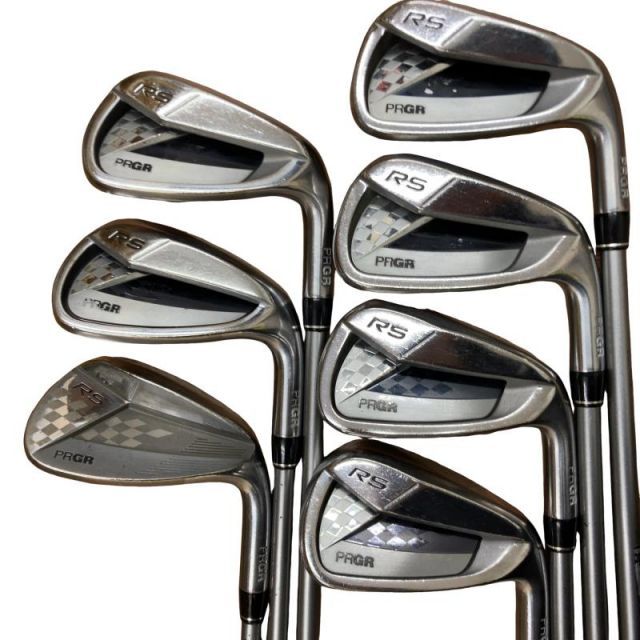 【男性用】PRGR RS チタンフェース アイアンセット ７本 （S） 中古】 プロギア RS チタンフェース 7S アイアンセット IR RS(アイアン
