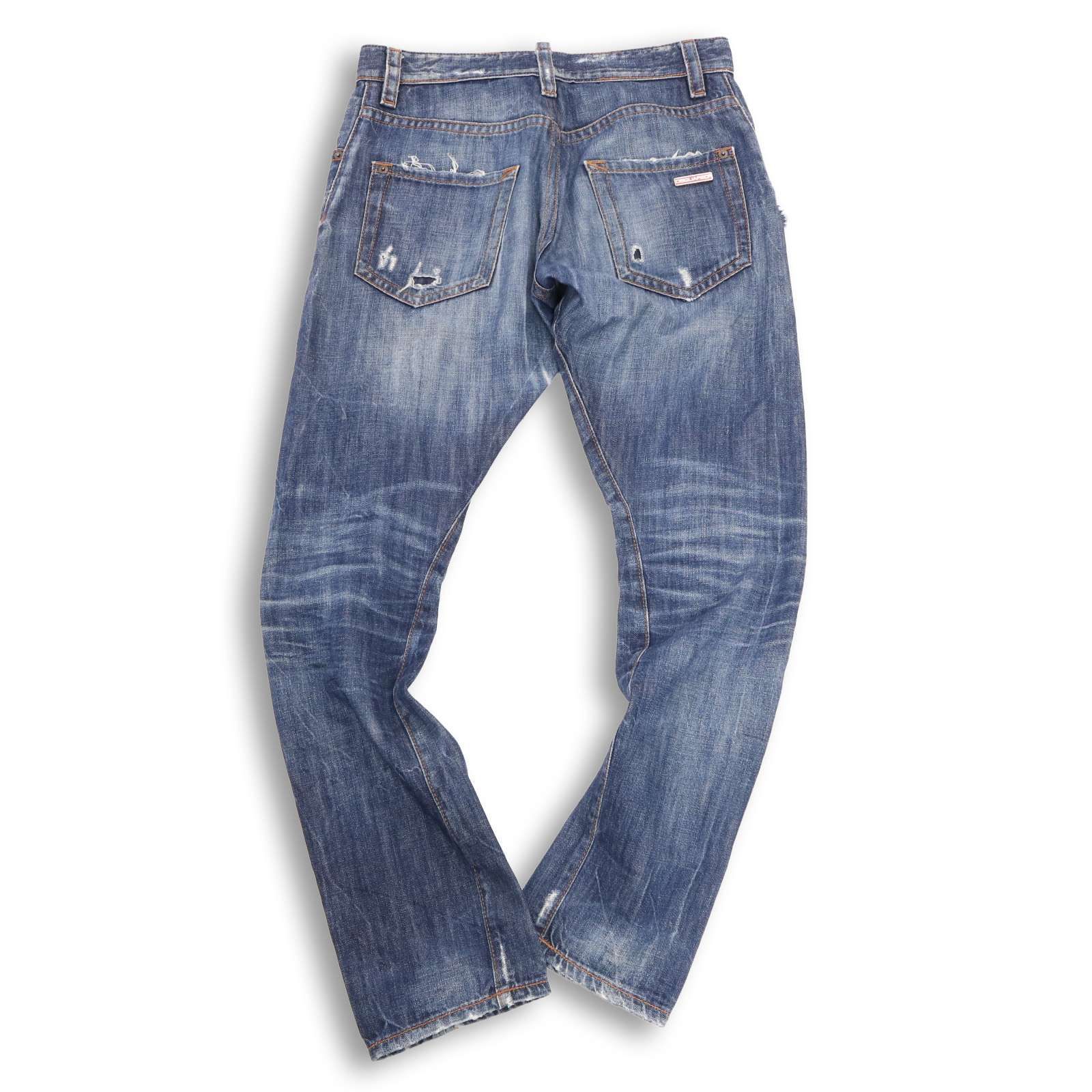 DSQUARED2 ディースクエアード 通年 立体裁断☆ ダメージ加工 スリム