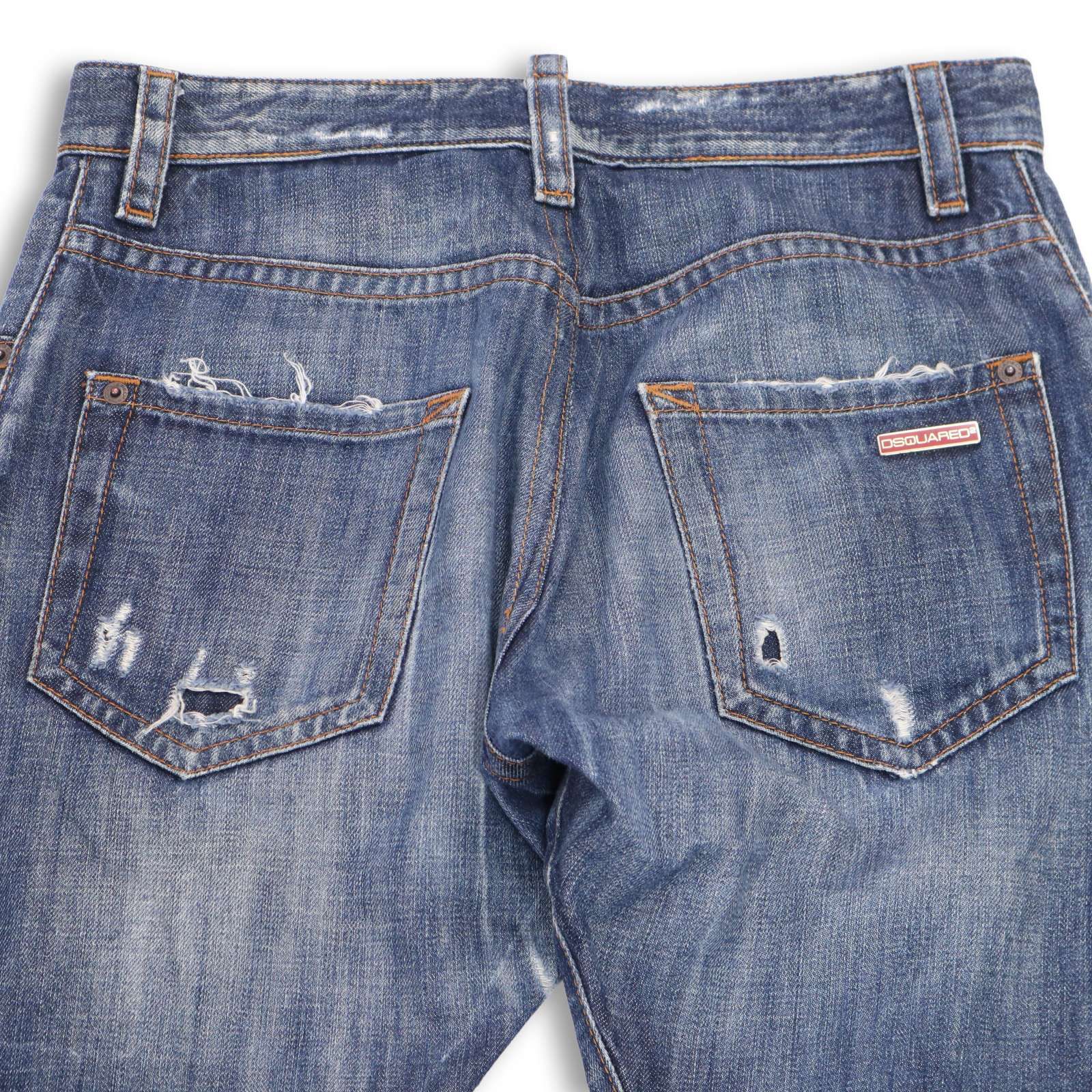 DSQUARED2 ディースクエアード 通年 立体裁断☆ ダメージ加工 スリム