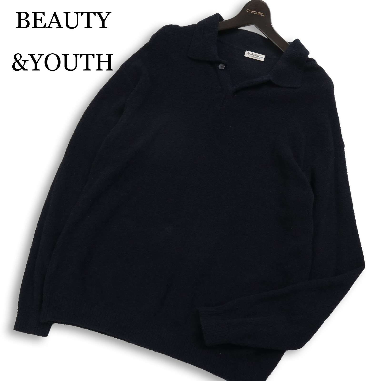 BEAUTY&YOUTH ユナイテッドアローズ 通年☆ ポロ ニット セーター 
