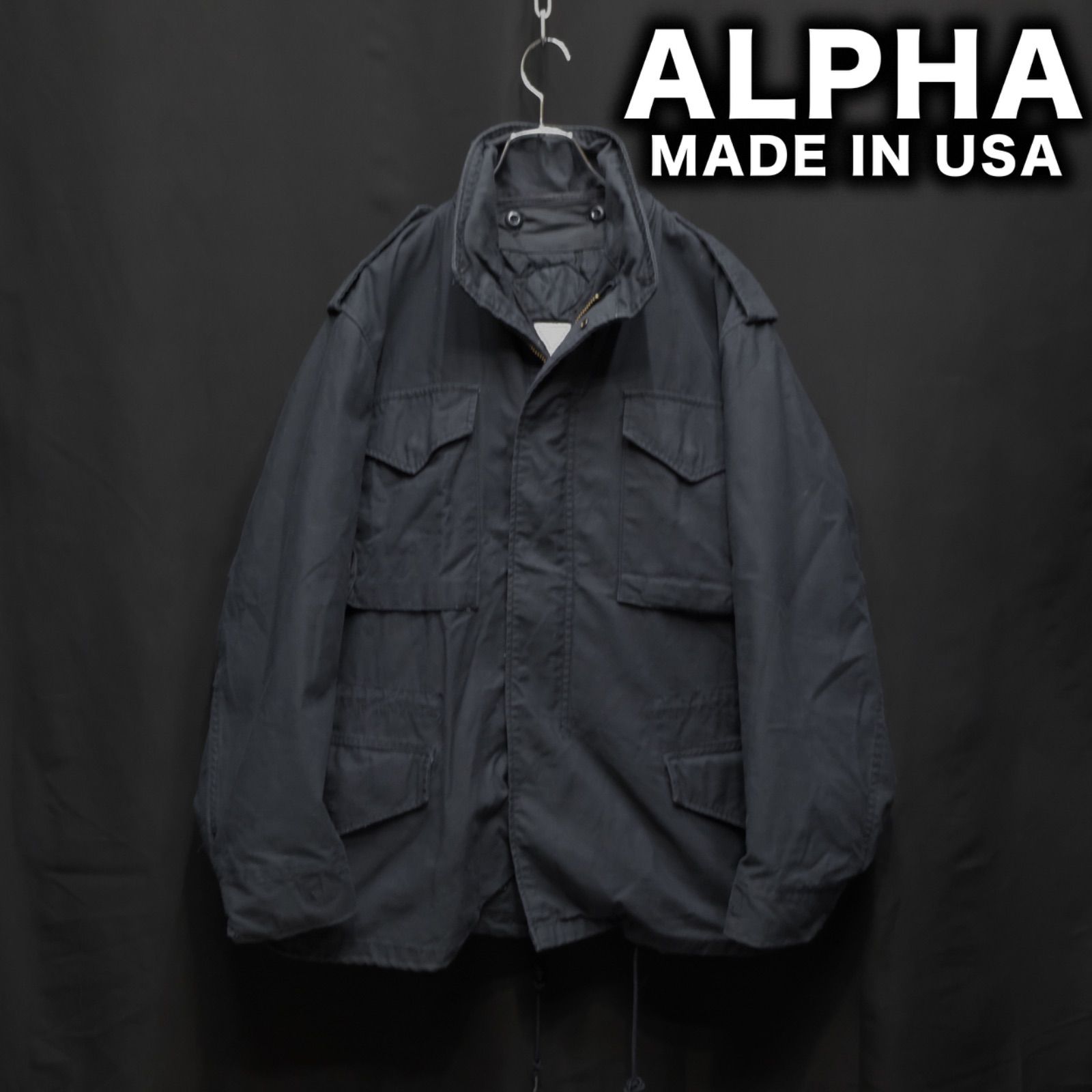 USA製 ALPHA M-65 フィールドジャケット MEDIUM-REGULAR LAKEVIEW製
