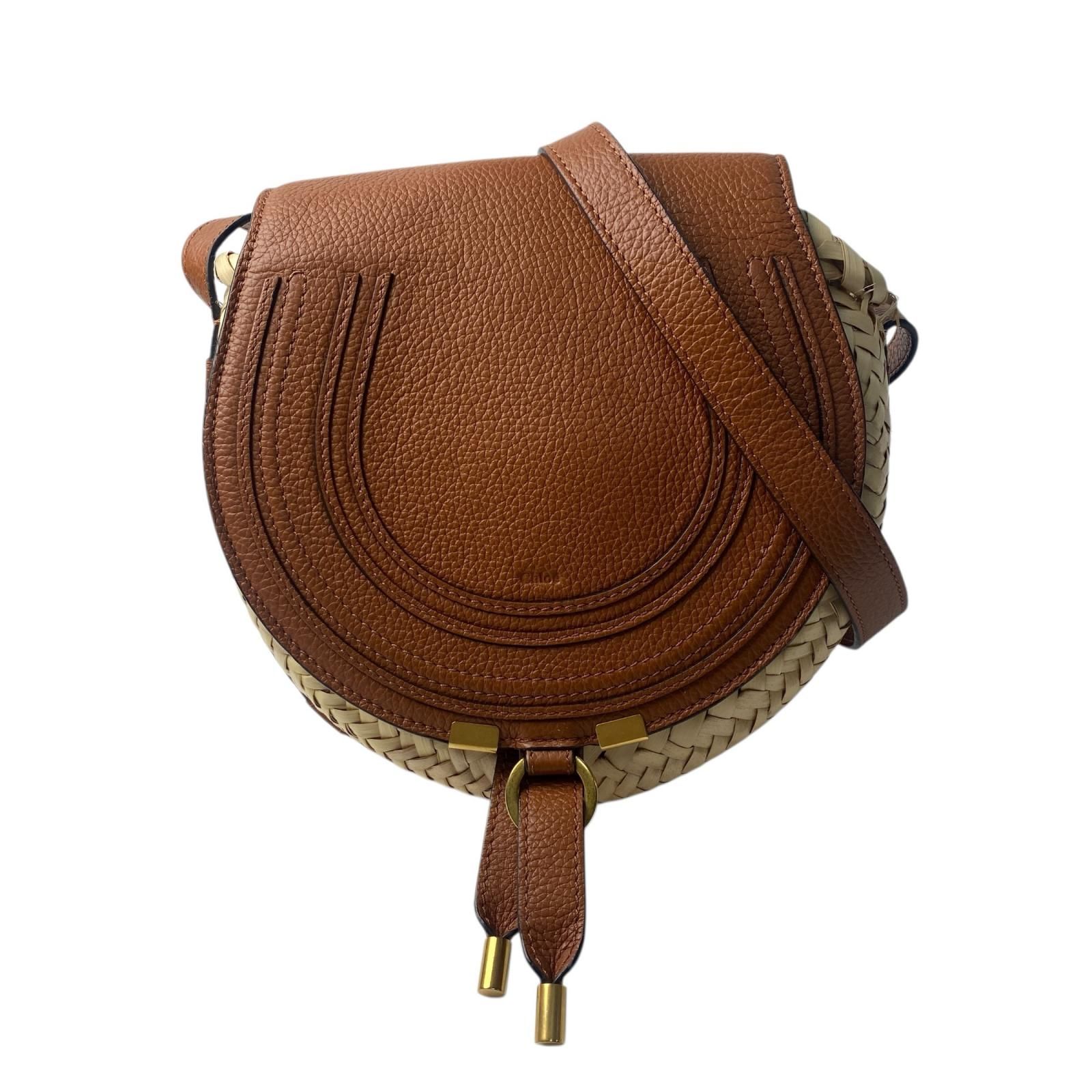クロエ Chloe レディース マーシー ラフィア ショルダーバッグ カゴ